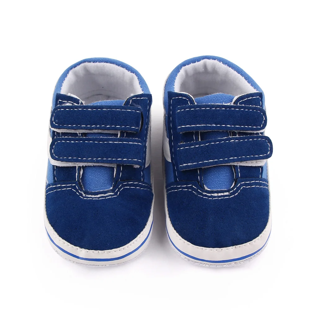 Description Picture 5 of itemSpring and Autumn Baby Casual Sneakers Girls Boys Fashion Desion Soft Sole Hook&loop Solid Newborn Toddler Shoes First Walkers