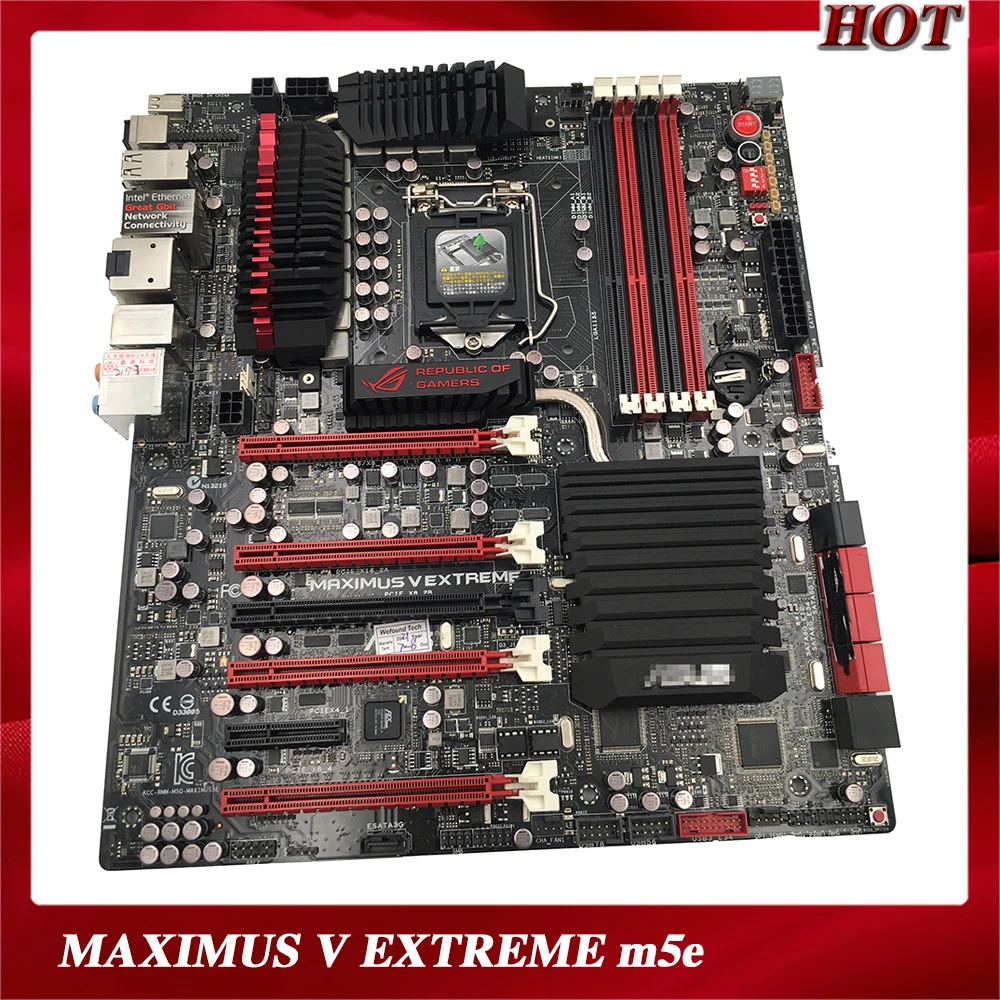 Workstation Motherboard For Asus For Maximus V Extreme M5e 1155 Ddr3 Fully Tested, Good Quality