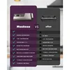 Mesliese Vacuum Sealer Machine,95kPa 140W One Hand Operation Food Sealer,Double Seal Strip w Build-in Cutter & Countdown Display 5