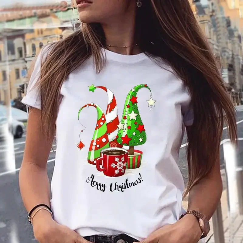 

Christmas Clothing Christmas Women's Explosive Women's T-shirt Animal Merry Chris Pro Choice Aesthetic Clothes
