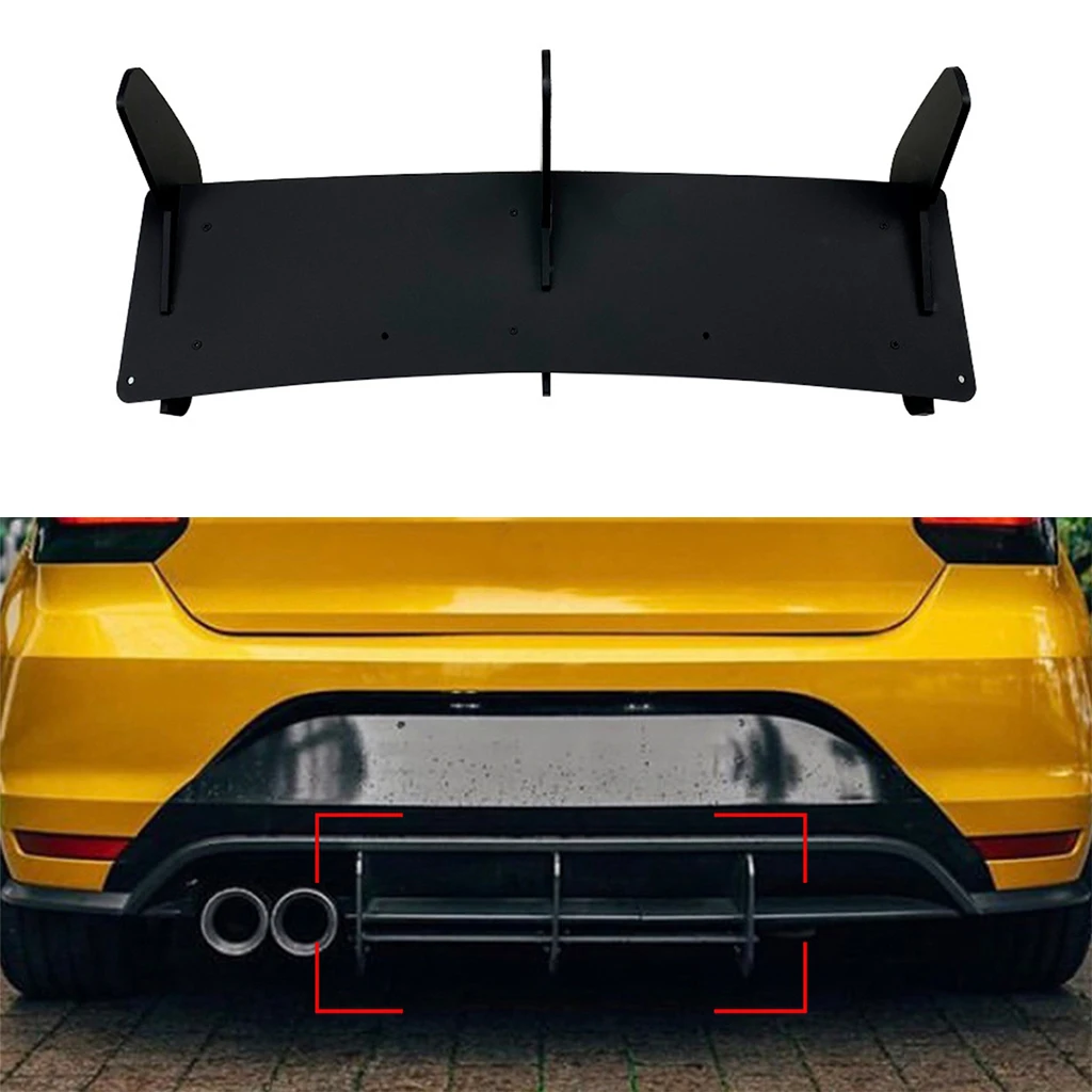 

Car Rear Bumper Diffuser Spoiler Splitter Body Kit Tuning Black New For VW Polo MK5 GTI 6R 6C Two/Four Door Facelift 2010-2018