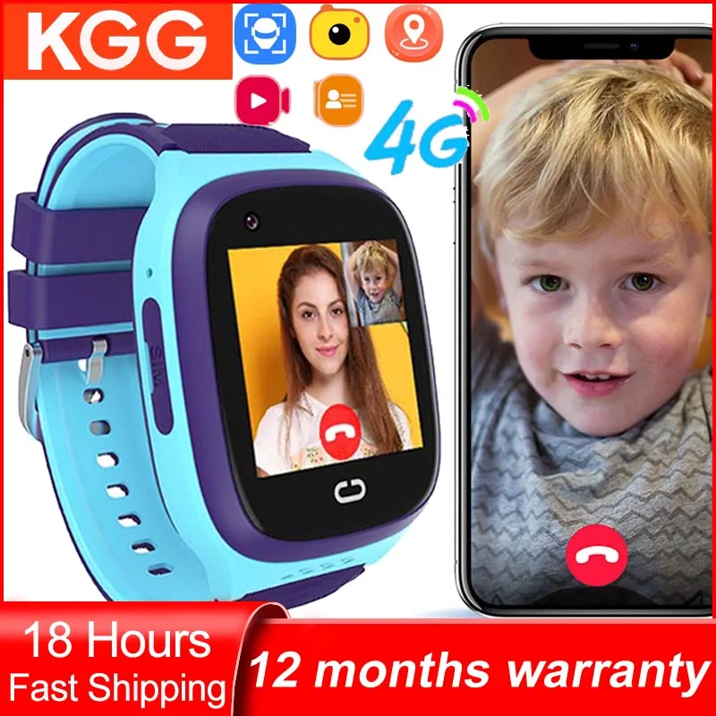 어린이 스마트 워치 4G GPS LBS SOS 카메라 화상 통화, IP67 방수 학생 위치 원격 모니터링, LT31, 1.4 인치 대 LT21