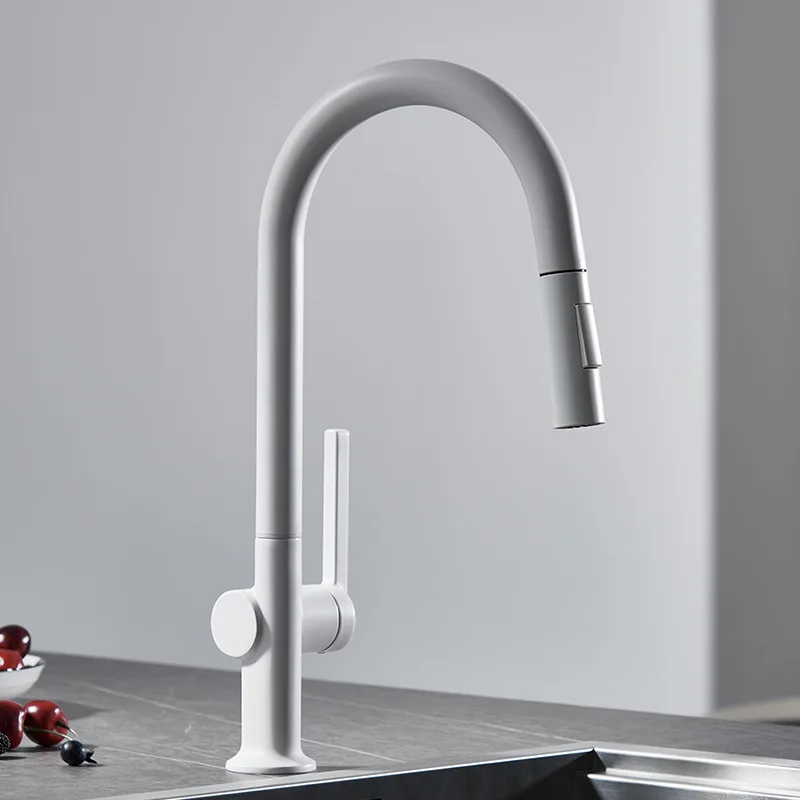 Description Picture 6 of itemBrushed Gold Pull Out Kitchen Faucet Water Filter Tap Brass Crane For Kitchen  Black  Sink Faucet Mixer 3 Way Kitchen Faucet