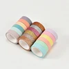 6 Rolls Glitter Washi Tapes Scrapbook Washitape Festival Macaron Color Decorative Adhesive Tape Journal Supplies Washi Tape Set 1