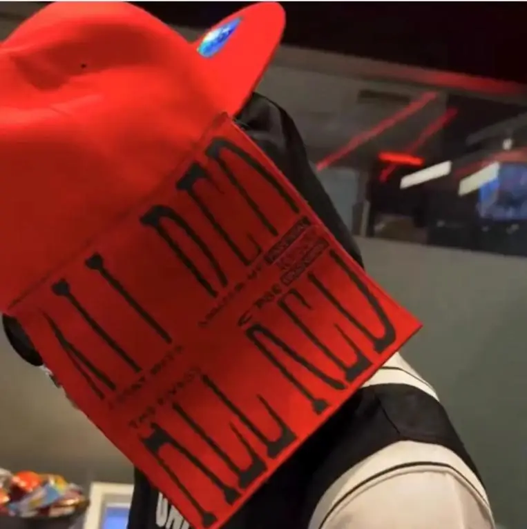 playboi carti All Red White キャップ Opium playboi carti All Red White キャップ Opium Opium Playboi