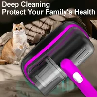 Wireless Handheld Mattress Vacuum Cleaner with UV-C Light HEPA Filter And Ultrasonic Vibration12KPa for Bed Sofa Car Seat Carpet 2