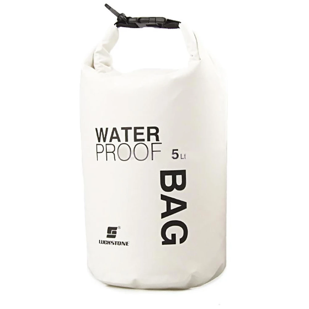 1-5PCS 5L 방수 드라이 백 전화 파우치 초경량 플로팅 보트 카약 워터 백 야외 수영 래프팅을위한 전화 케이스