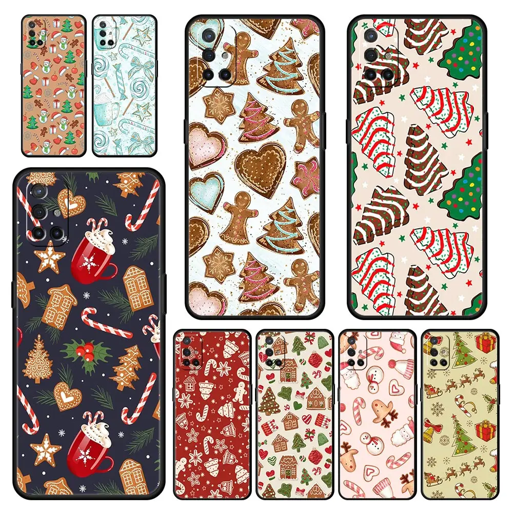 Whimsical Cartoon Christmas Phone Case - Festive Soft Cover Design