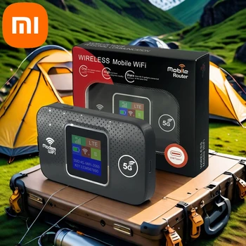 Xiaomi 4G 5G Wifi 6 Mobile Hotspot Router Support 10 Users With Sim Card Slot Wireless Router Portable Wifi Hotspot Home Travel 1