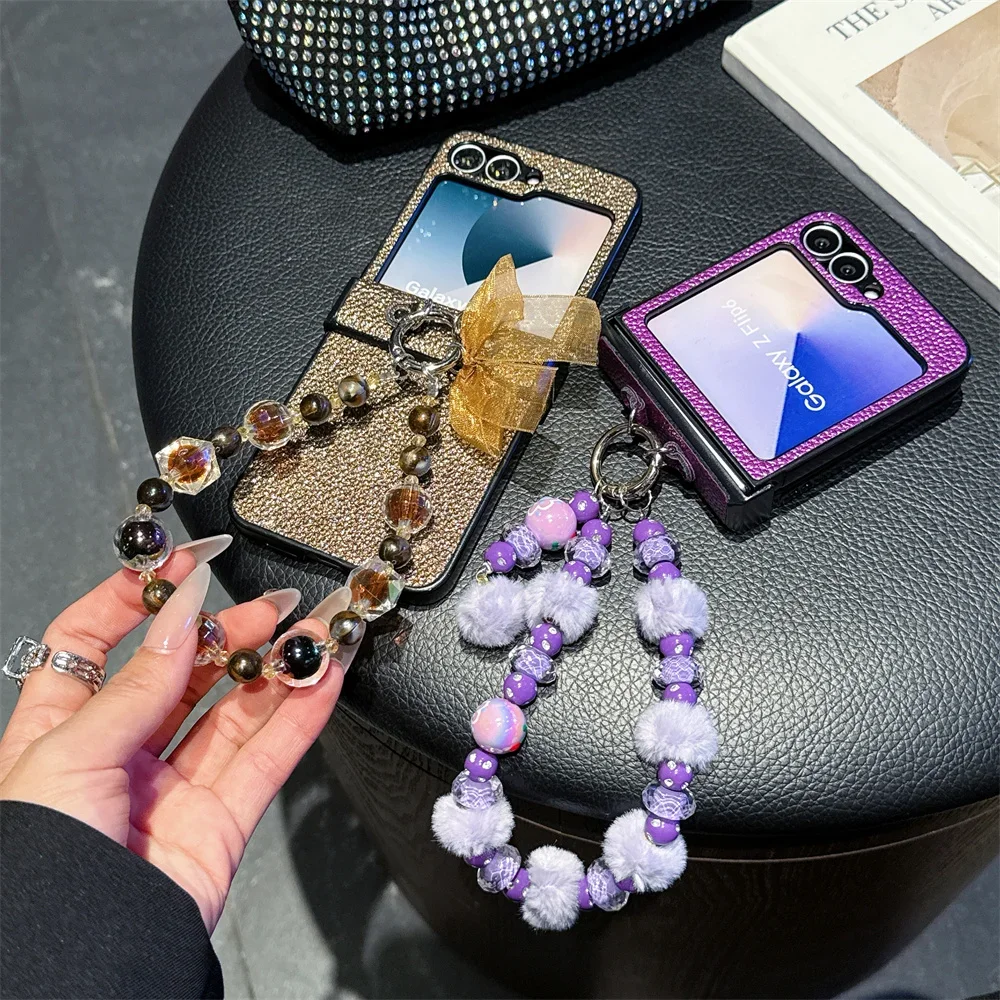 Wrist Strap Hinge Protective Hard Shell Phone Case