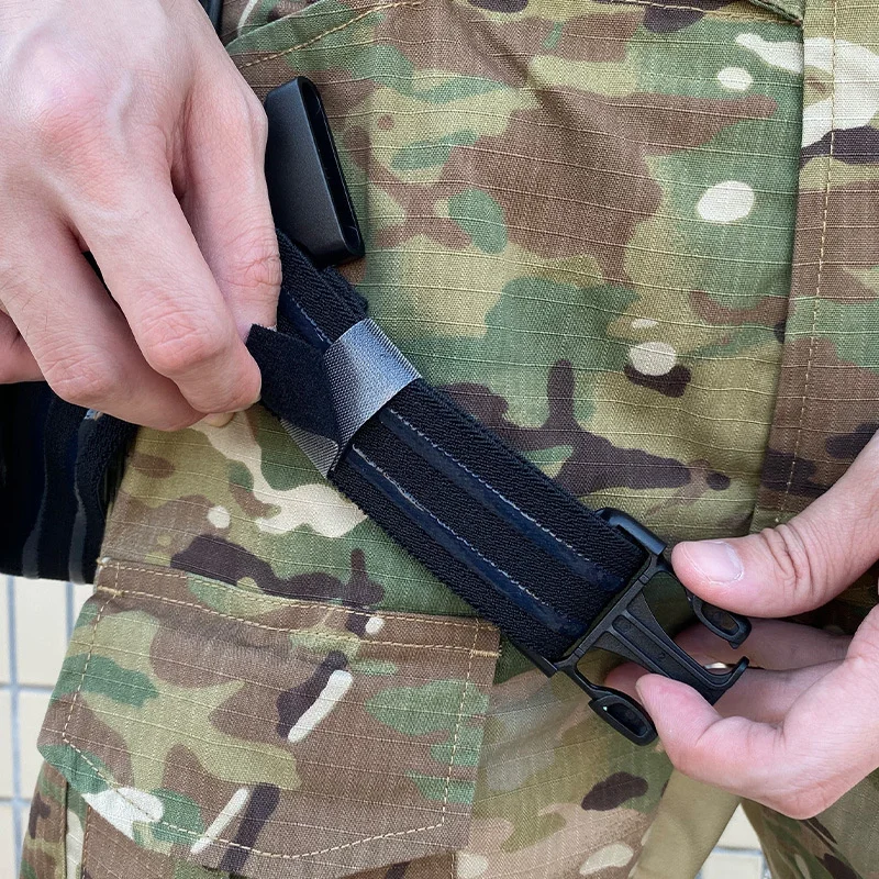 Taktische Oberschenkel Drop Bein Holster Ersatz Pistole Strap Silikon Non-slip Neopren Nylon Für QLS 19 22 G17 M9 zubehör – Detail 10