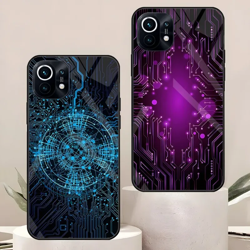 Schema Circuit Of Circuit Board Prix Cassa Del Telefono Per Xiaomi Poco F3 11 12 Pro X T Lite S Note 10 S 5G 8 A 9 Redmi Vetro Temperato