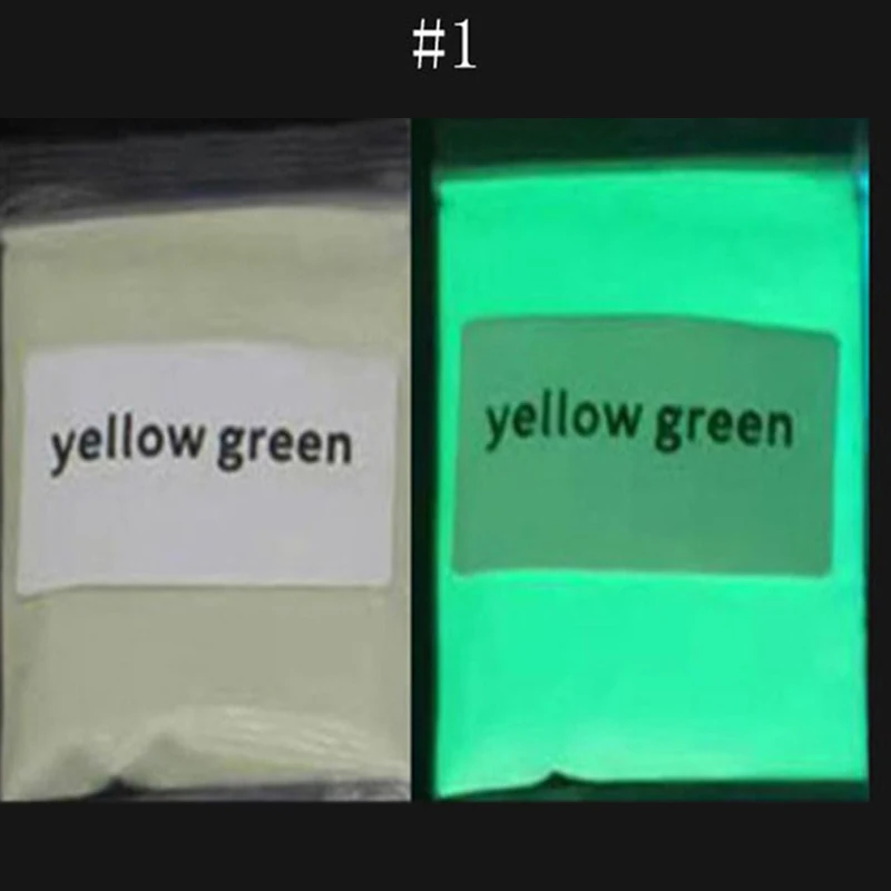 Halloween Luminous Phosphor Nail Glitter Powder Glow-In -Dark Epoxy Resin Nail Powder 50G