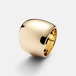 Modern Chunky Geometric Ring - Women's Trendy Stainless Steel Accessory, 2025 Fashion Gift - 8 (Ring)