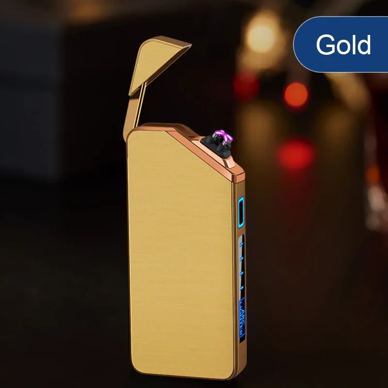 2025 New Laser Electric Lighter Rechargeable Pocket Plasma Lighter Windproof Type-C Portable Electronic