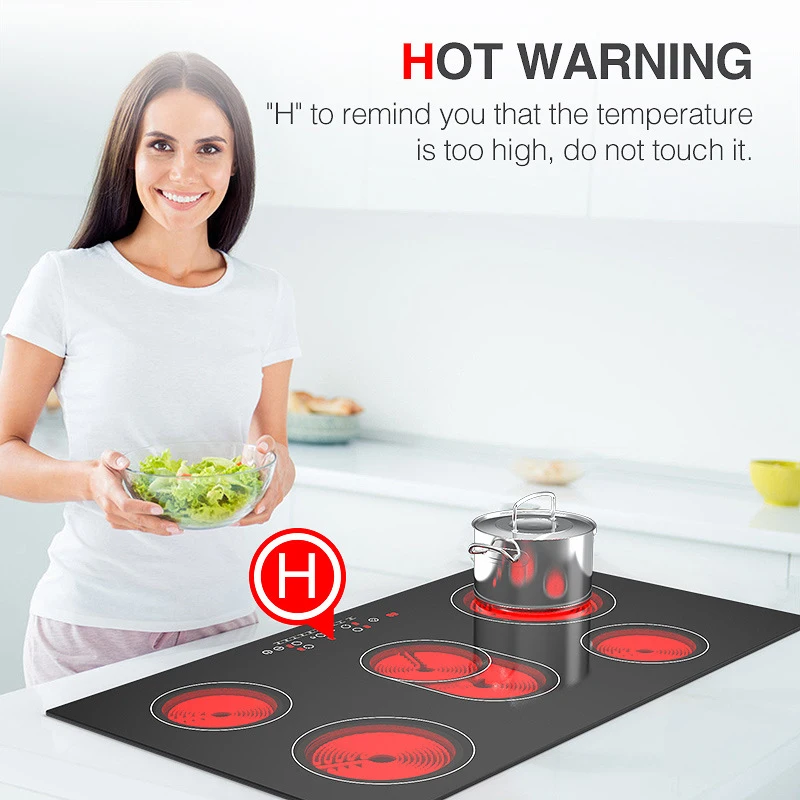Description Picture 5 of itemInduction Cooker Multi-head Furnace Able Hob Electric Ceramics Intelligent High Power Fire Boiler Waterproof Burner