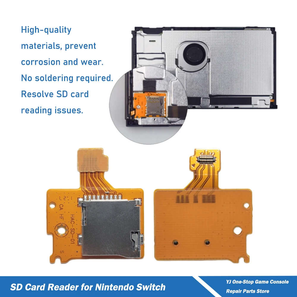High-Precision SD Card Reader Slot Memory Card Socket Replacement