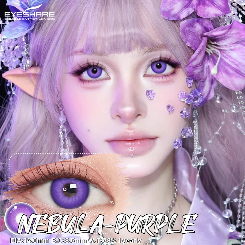 Vibrant Anime Fantasy Contact Lenses for Cosplay and Halloween