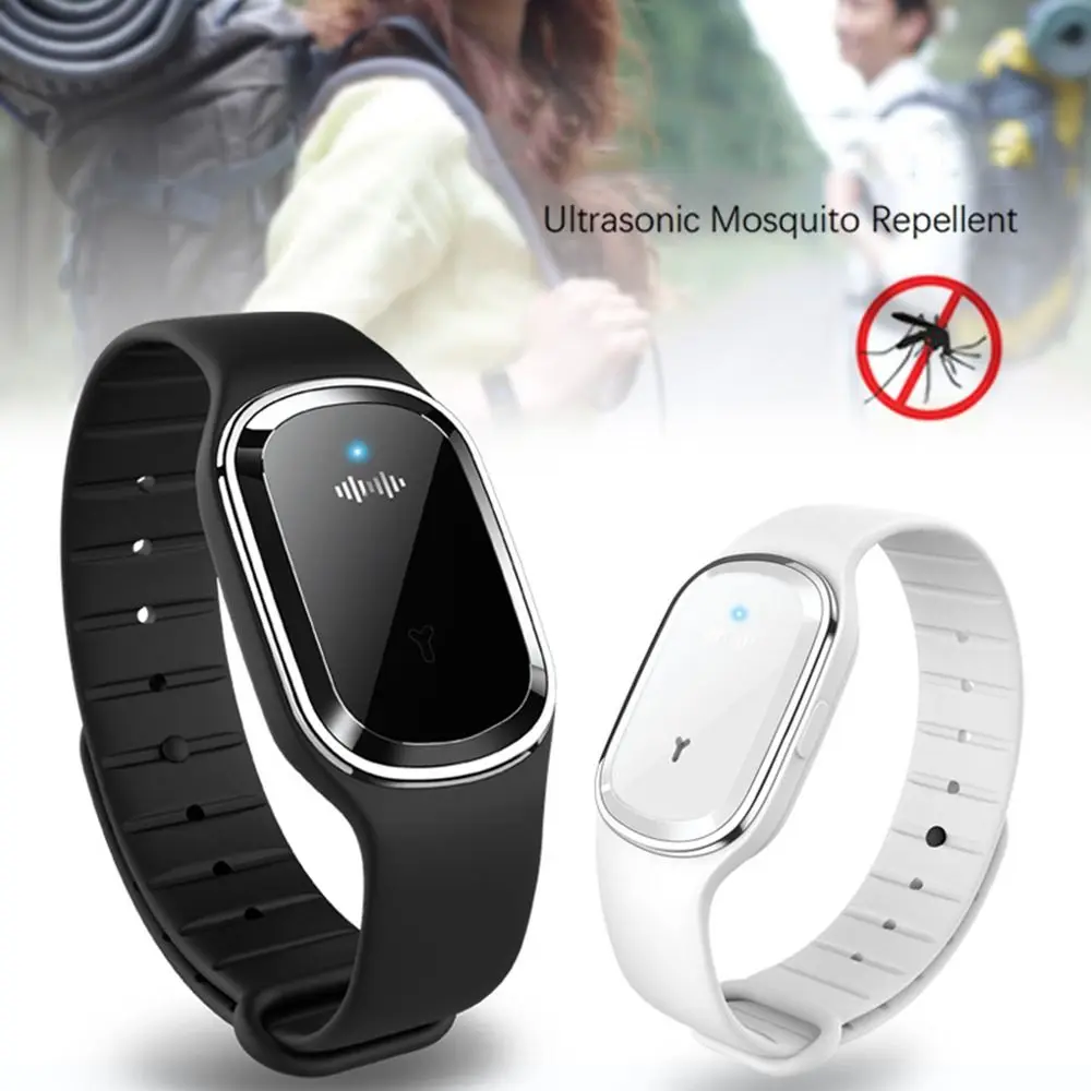 해충 방제 모기 퇴치 팔찌, 모기 예방 손목 시계, 모기 물림 방지 손목 밴드, 초음파 하이테크 