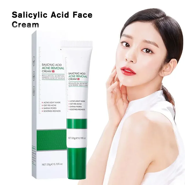 20g Salicylic Acid Shrink Pore Cream Elimination Large Pores Remove Blackehead Face Smooth Repairing Skin Care Product 2