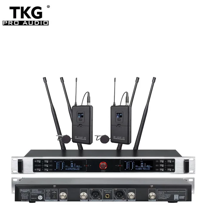 

TKG TURE DIVERSITY 640-690MHz UR-3000-L sound dual-channel wireless lapel mic wireless lavalier lapel microphone professional