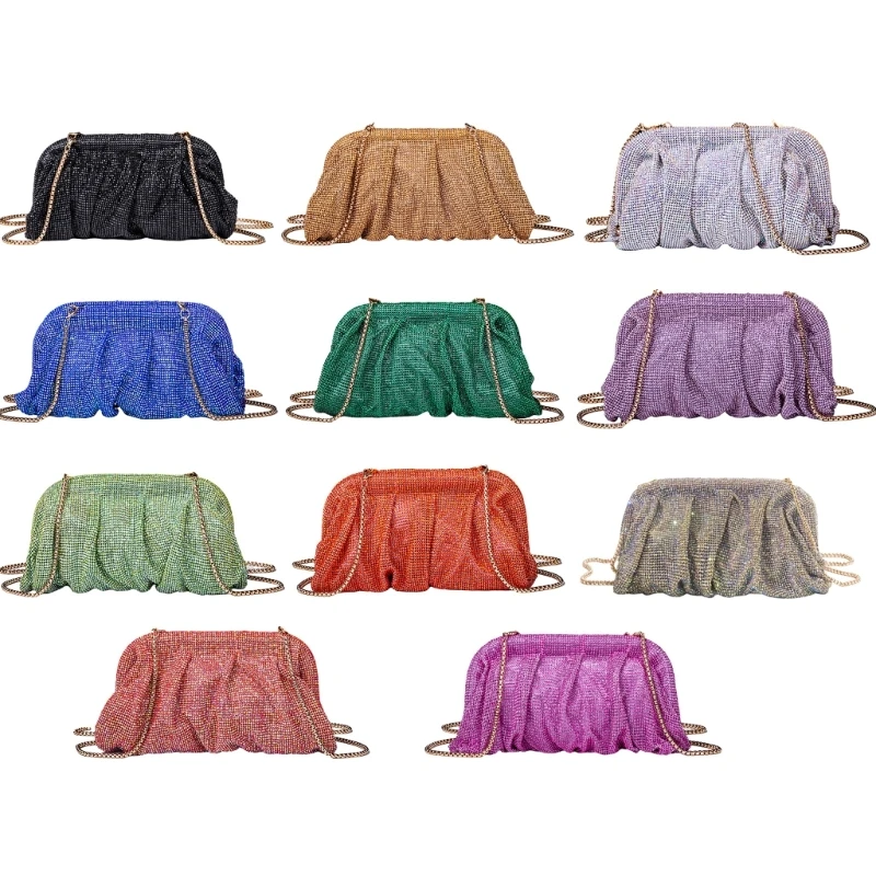 

Wedding Party Clutches Female Cocktail Crossbody Bag Shoulder Bag with Chain
