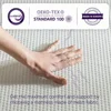 12 Inch Queen Size Mattress, Bamboo Charcoal Memory Foam Mattress, Bed in a Box,White 6