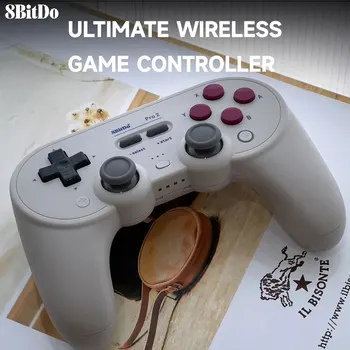 8Bitdo 2 Pro 블루투스 게임패드 조이스틱 컨트롤러, 스위치 OLED PC MacOS 안드로이드 스팀 데크 라즈베리 파이, 스토리지 케이스 포함