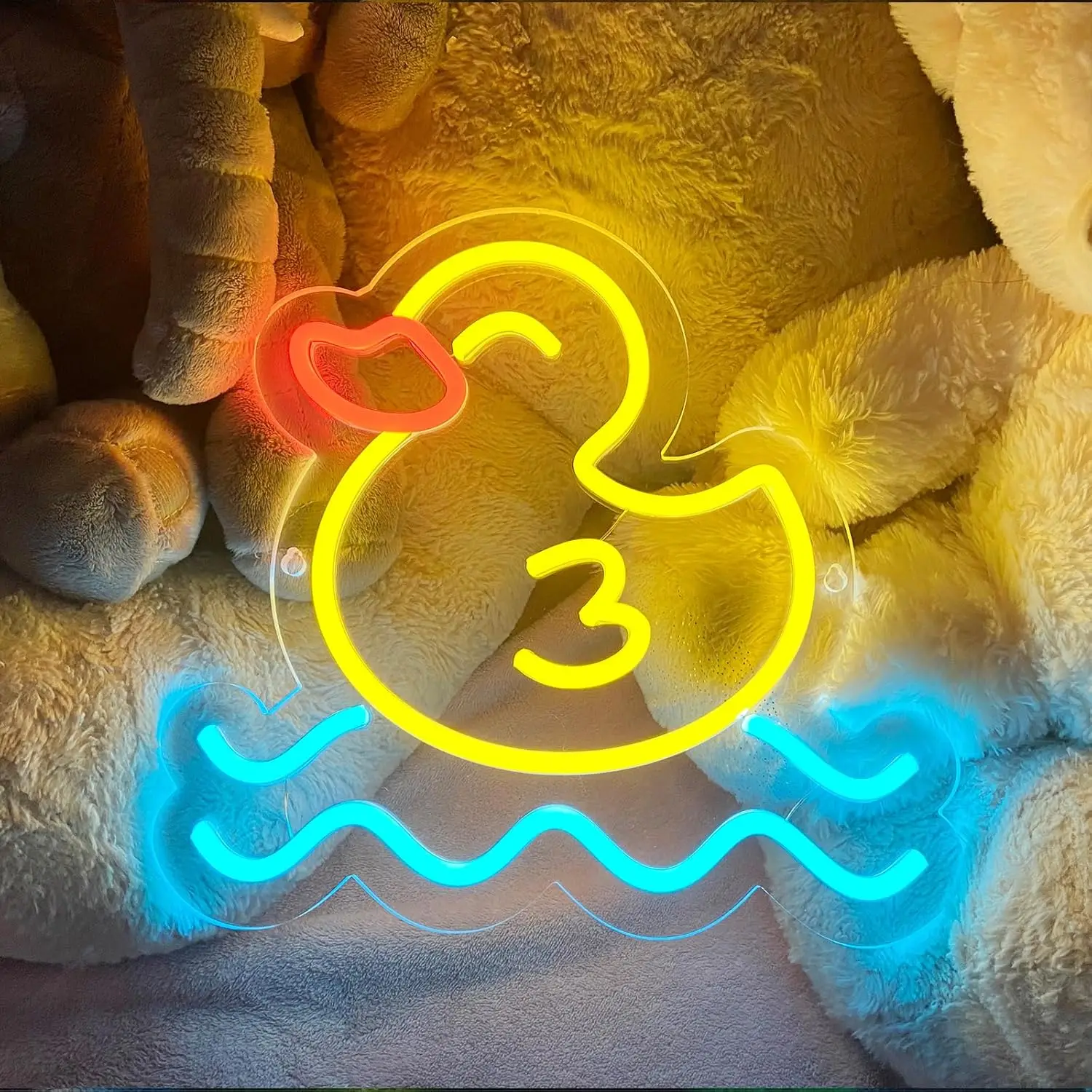 Insegna Al Neon A Forma Di Anatra Con Skateboard: Luce LED Dimmerabile Per Camera Da Letto, Decorazione Murale Originale E Divertente, Regalo Perfetto Per Ragazzi E Ragazze - 2