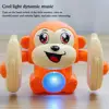 Electric Tumbling Monkey Learning To Climb Induction Music Toys Kids Toys Monkey Voice Light Puzzle Control Rolling Cartoon 3