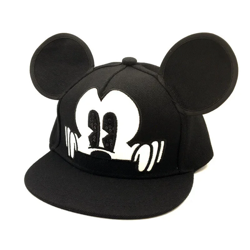 New Children's Mickey Mouse Cap Cartoon Lovely Baseball Cap For Kids Girls Boys Snapback Hat 2