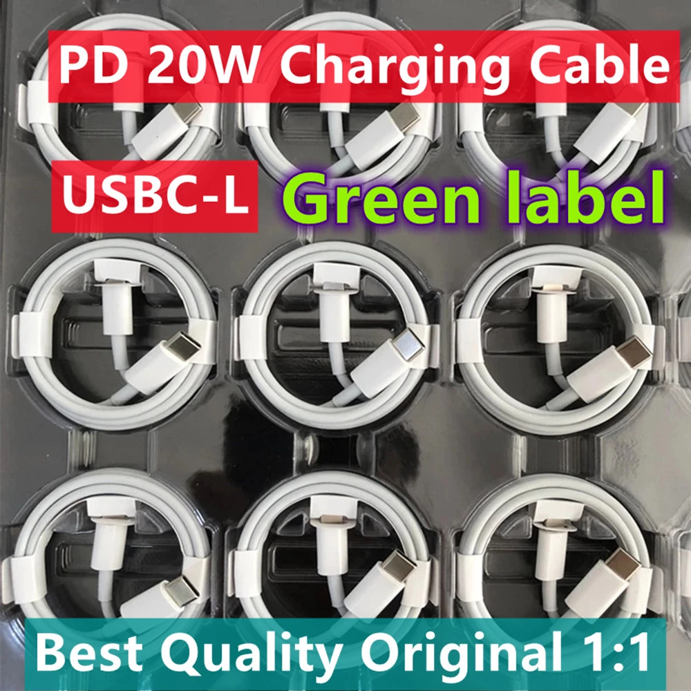 10pcs/Lot 20W PD Fast Charging Cables USB-C Type-C C to L Charging  For i11 12 13 Pro Max with Original Retail Box iphone fast charger cable