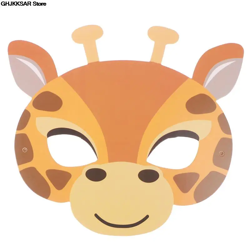 Fissaly ® 24 pièces Masques Animaux de la jungle pour les fêtes d