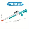 Double Barrel Toy Shotgun-Blue Projectile Soft Shell Gun Manual Launcher Toy Gun (US Stock) 6