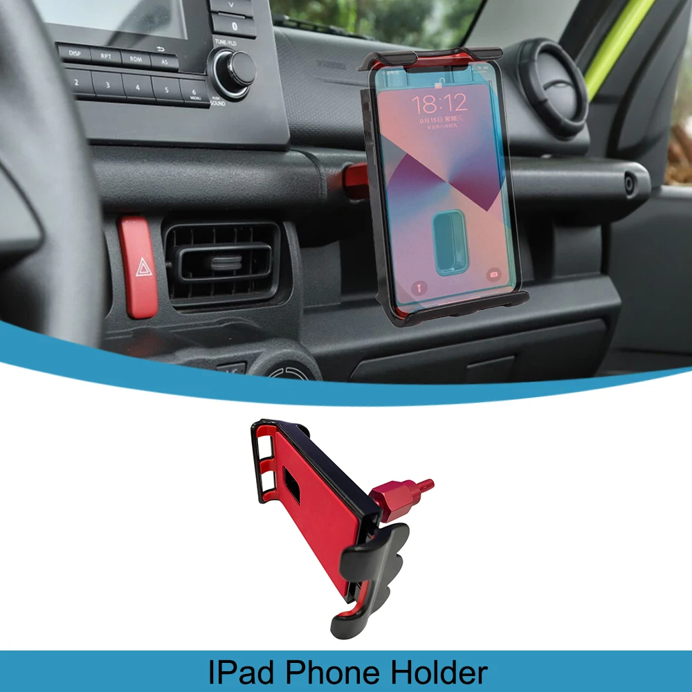Phone Holder Mobile Phone Holder GPS Holder Phone Holder IPad Tablet Stand for Suzuki Jimny JB64 JB74-Multi-Functional GPS Mount Bracket Car Interior Accessories