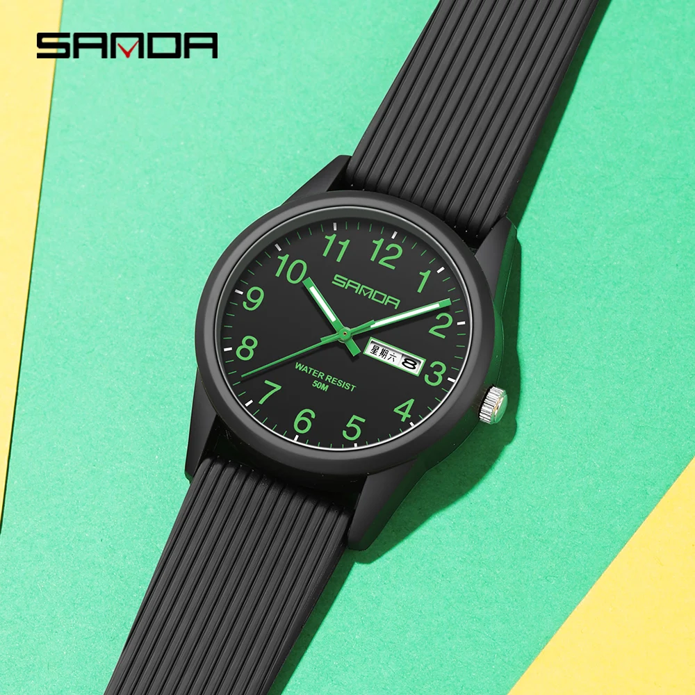 SANDA Brand Luxury Watches For Women Luminous Retro Female Watch Ladies Quartz Wristwatches New Men's Quartz Watch Montre Femme 6