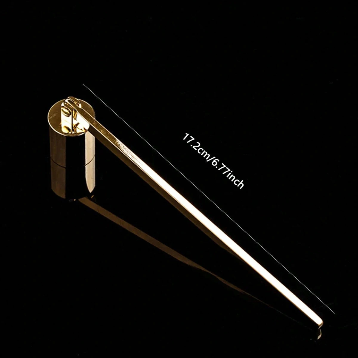 1pc-Round Shape Stainless Steel Candle Desk Home Tool Oil Lamp Cutter Flame Snuffer Wick Trimmer Put Out Fire On Bell Dipper