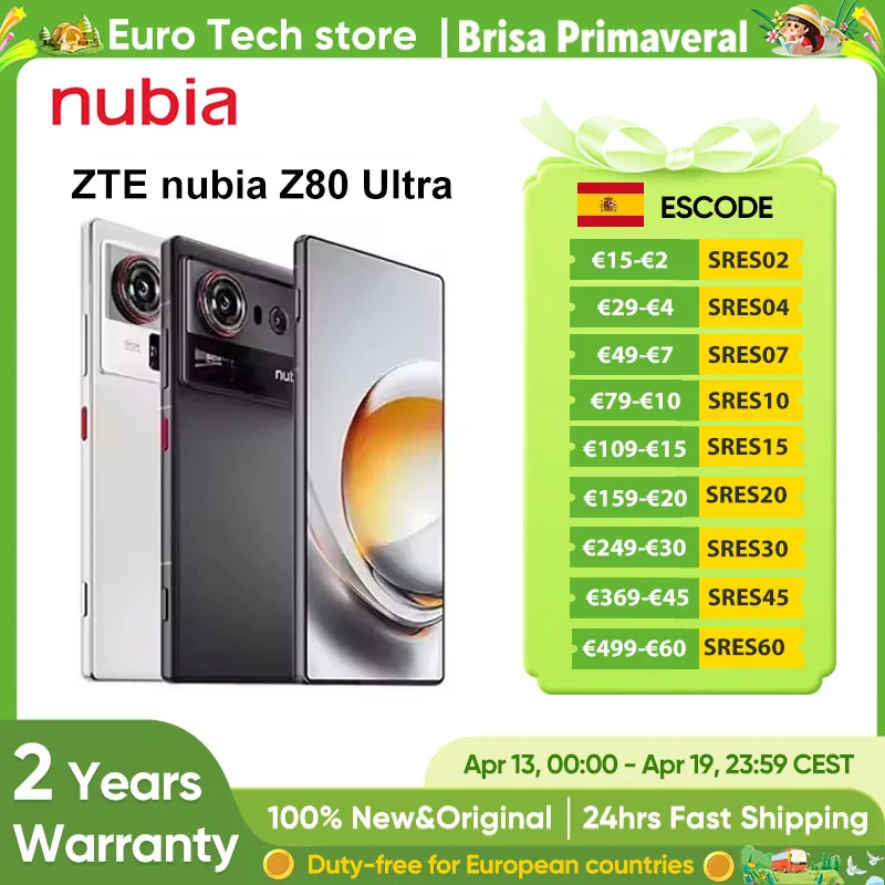 ZTE nubia Z80 Ultra 5G telefon z EU za $709.94 / ~2580zł