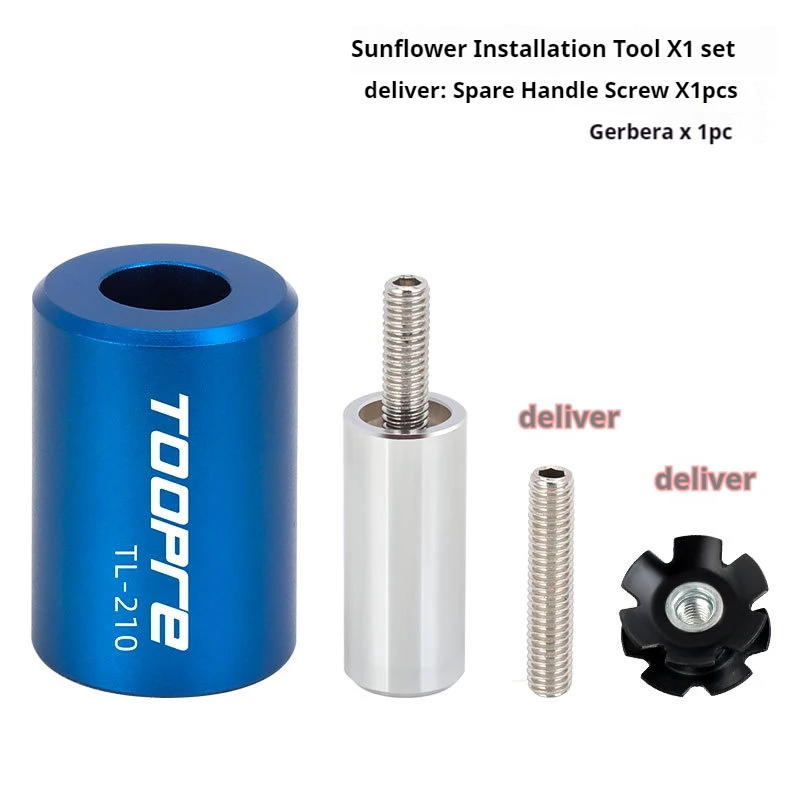 Bicycle Front Fork Bowl Set Mountain Road Bicycle Driving Tool Steel Flower Core Installation Sleeve