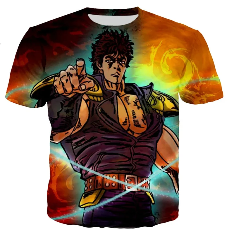 

Newest Fist Of The North Star Kenshiro 3D Printed Men Women Unisex T-Shirt Summer T Shirts Casual Fashion Quick Dry Tops Clothes