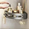 Bathroom Shelf Kitchen Storage Organizer Aluminum Alloy Shampoo Rack Shower Shelf Bathroom Accessories No Drill Shelf 6