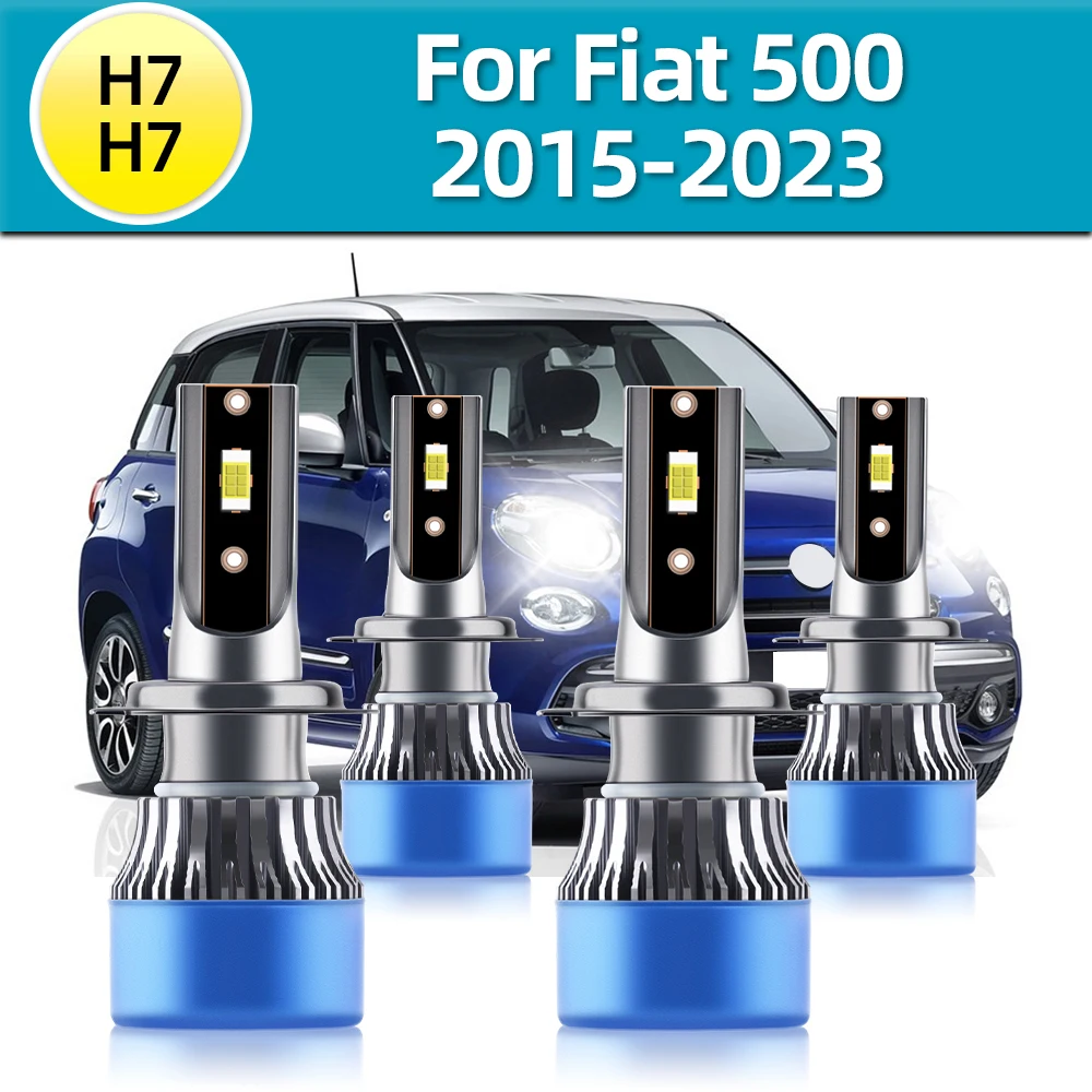 

Roadsun LED CSP Bulbs Car Headlights 12V 15000LM Lamp Replace For Fiat 500 2015 to 2023 Year 2016 2017 2018 2019 2020 2021 2022