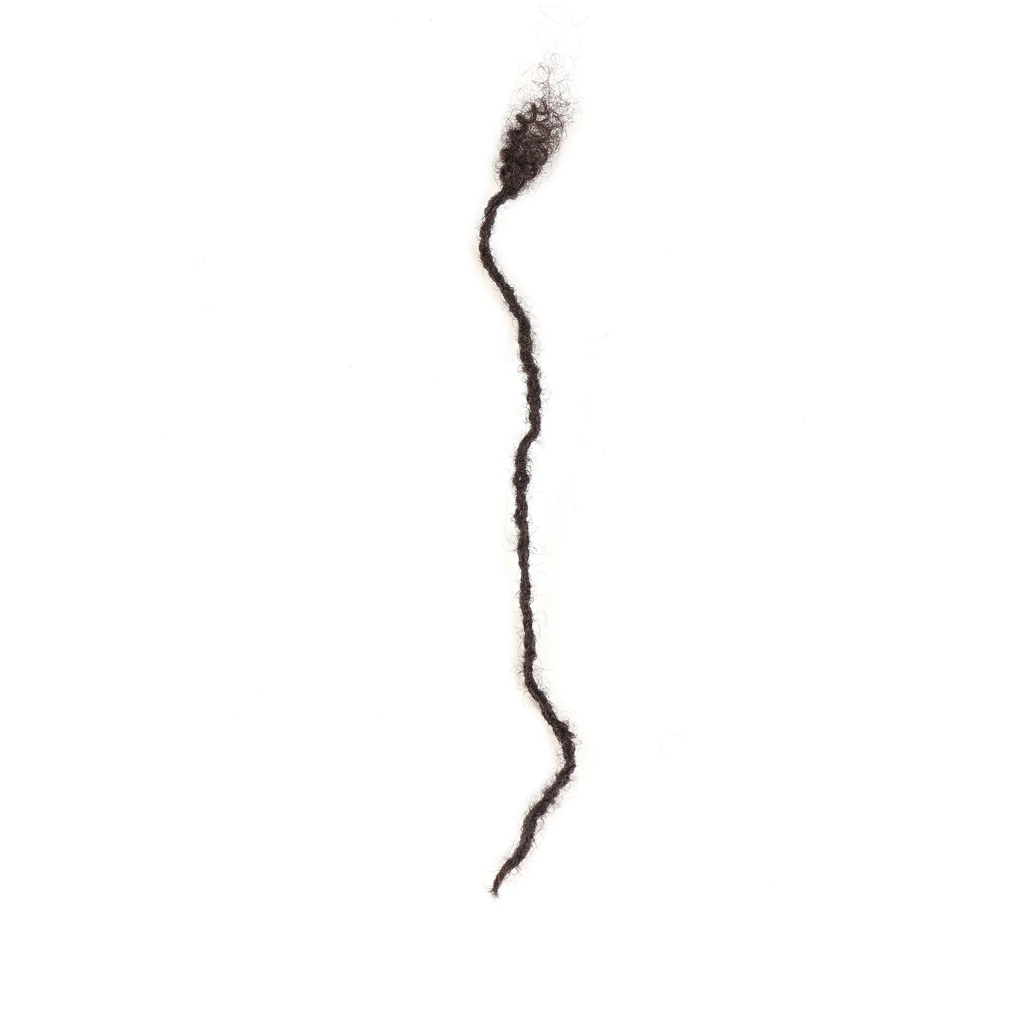 AHVAST 100% Human Hair interLocs Microlocs Dreadlocks Extensions 0.2cm-0.3cm thickness