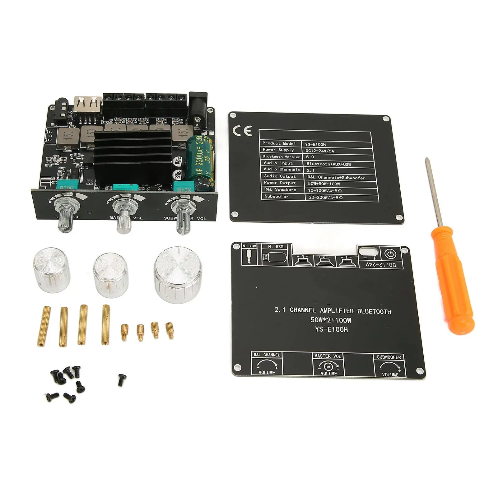 2.1 채널 블루투스 앰프 보드, MP3 PC TV 태블릿용 고출력