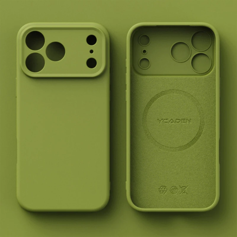Enhanced Liquid Silicone Magnetic Phone Case with MagSafe Wireless Charging Compatibility