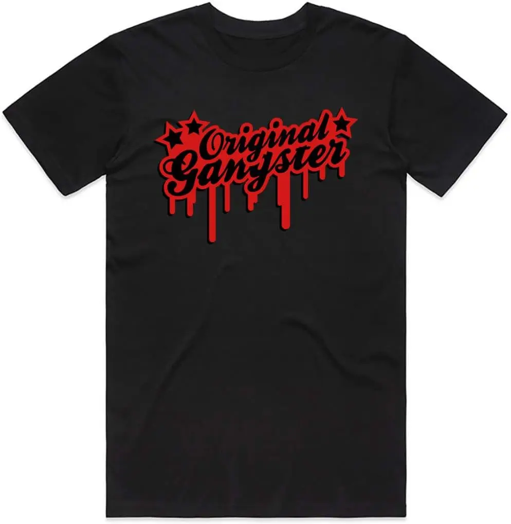 

Design Cotton T-Shirt Original Gangster for Men Short Sleeve Top Tee