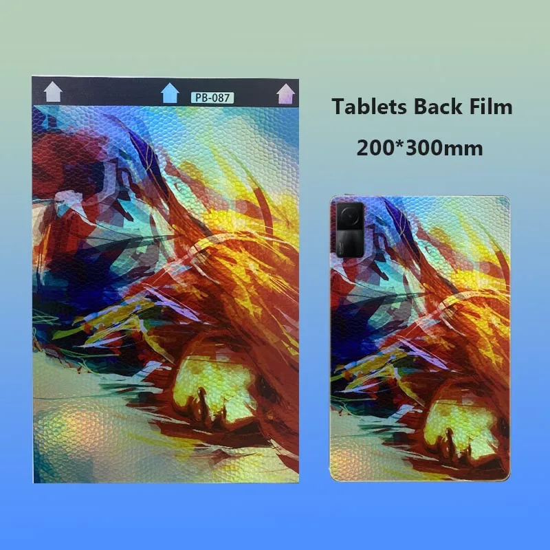 Vormir-películas Coloridas para Tablets Adesivos Pele Faça Você Mesmo Ipad Air Pro 10.2 10.9 Capa Traseira Protetores Cortador 200x300 mm 20 Unidades - Imagem 2