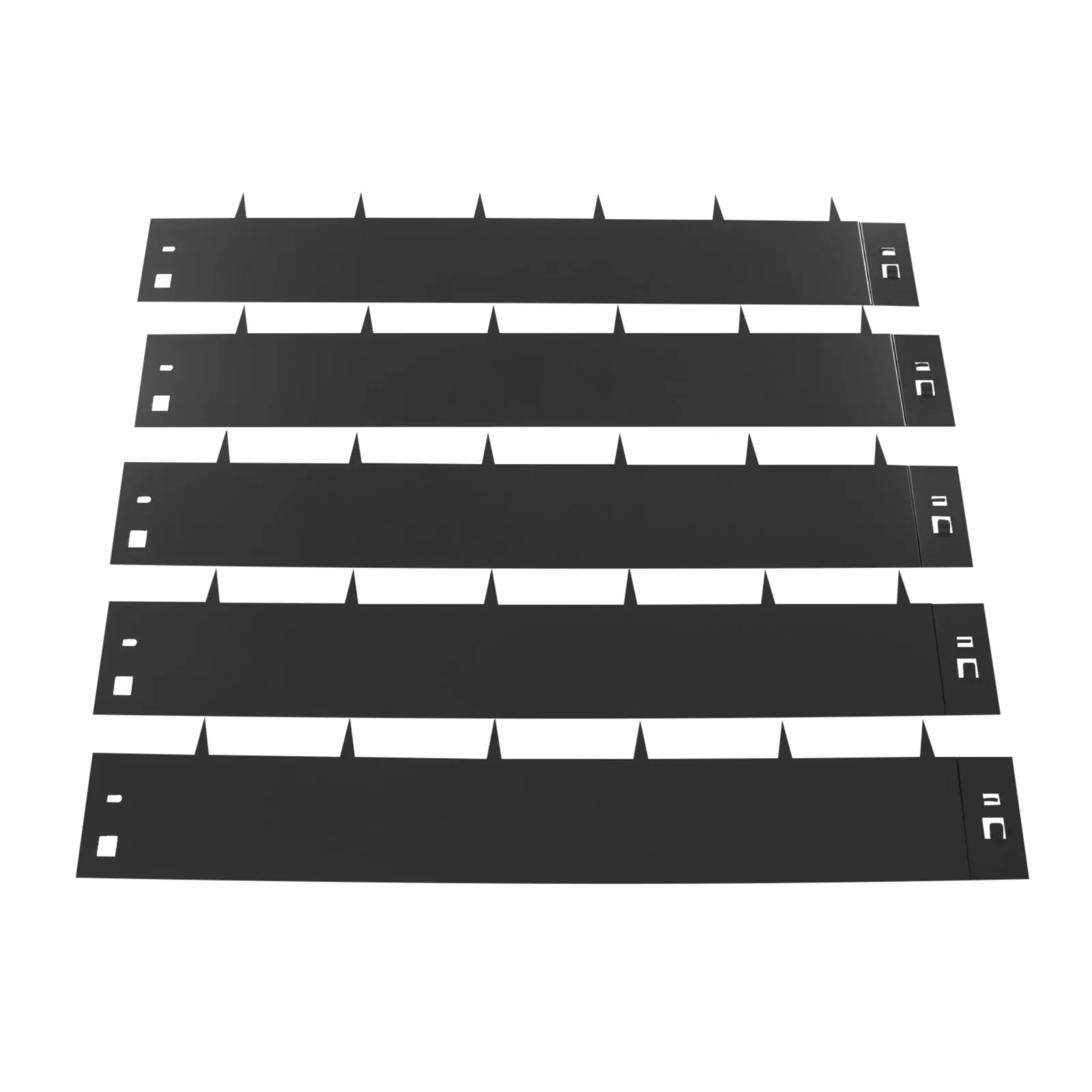 5 Pcs 5" x 39" Lawn Edging Barriers Steel Landscape Edging Kit, Metal Garden Border, Lawn Edge for Garden Yard