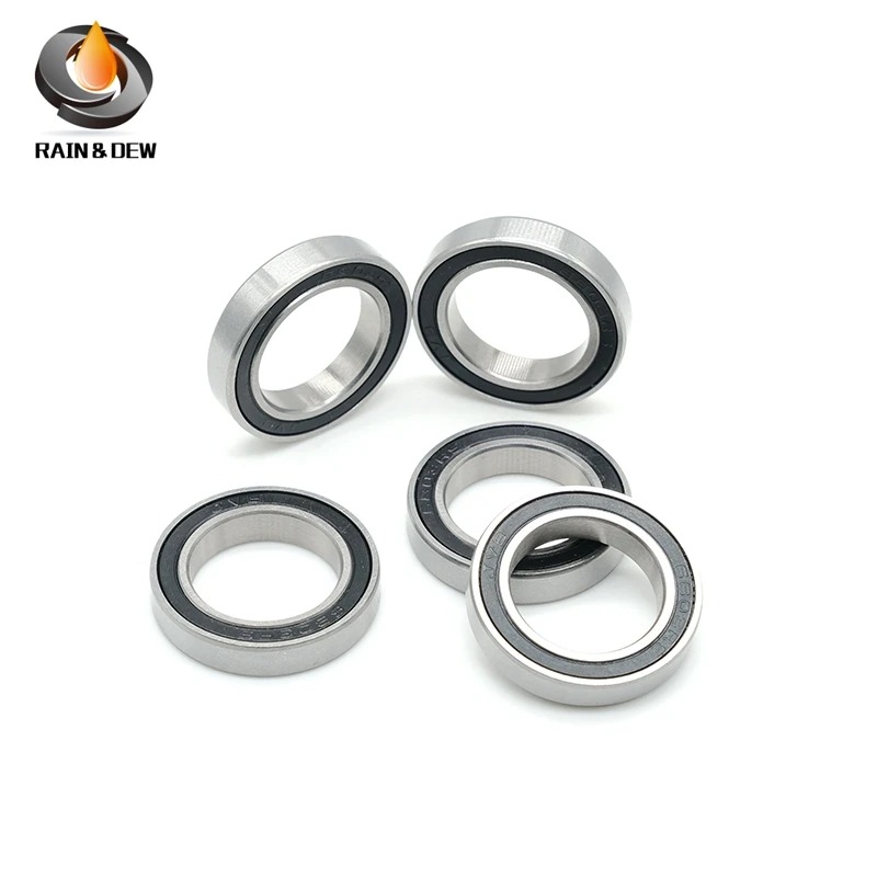 

6802 2RS Bearing 15*24*5 mm 10Pcs ABEC-7 C2 Metric Thin Section 61802RS 6802 RS Ball Bearings 6802RS