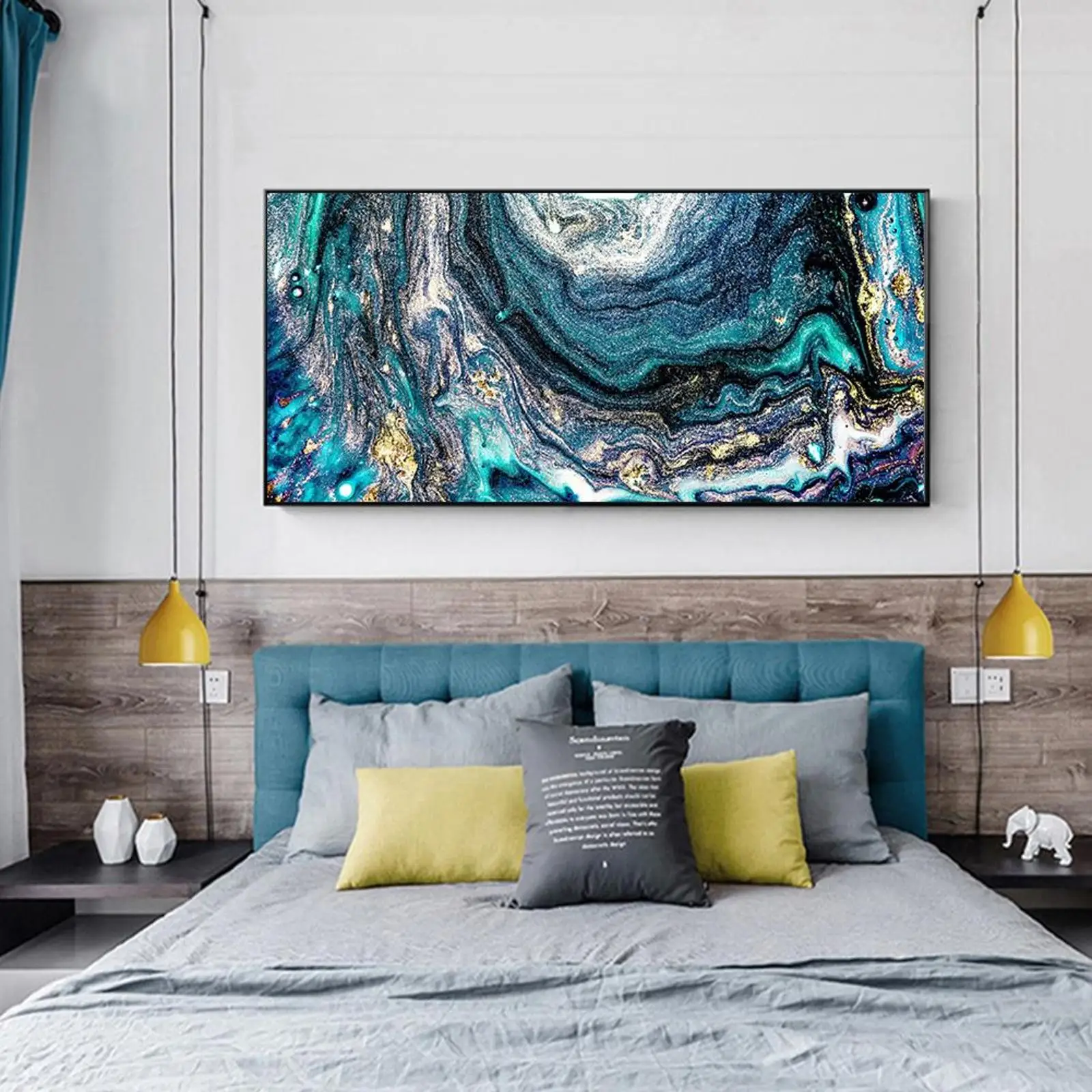 80 X 40cm 5D Full Round Drill DIY Abstract Diamond Painting Poster Wall Decor